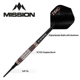 Dart szett soft Mission Zero Bronze PVD, 18g 97,5% wolfram