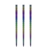 Darts cserélhető fémhegy Mission Caliburn EVO Grooved 38mm szivárvány