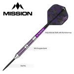 Dart szett steel Mission Joe Croft 23g, 95% wolfram