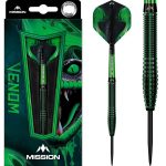 Dart szett Mission steel Venom 25g, 90% wolfram