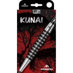 Dart szett Mission steel Kunai 25g, fekete PVD, 95% wolfram