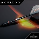 Dart szett Mission steel Horizon 24g, narancs-fekete PVD, 95% wolfram