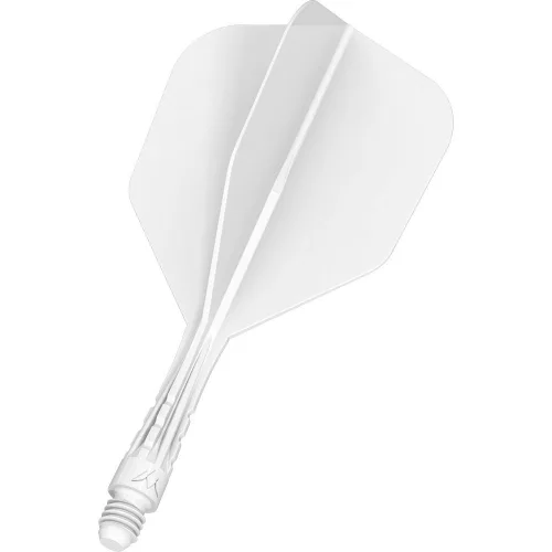 Darts integrált tollszár Mission Force 90 Vortex fehér, No6 toll és rövid szár
