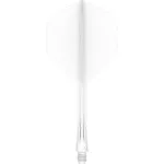 Darts integrált tollszár Mission Force 90 Vortex fehér, No2 toll és hosszú szár