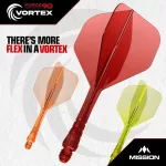 Darts tollszár Mission Force 90 Vortex átlátszó, No6 toll