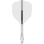 Darts integrált tollszár Mission Force 90 Vortex átlátszó, No6 toll és közepes szár