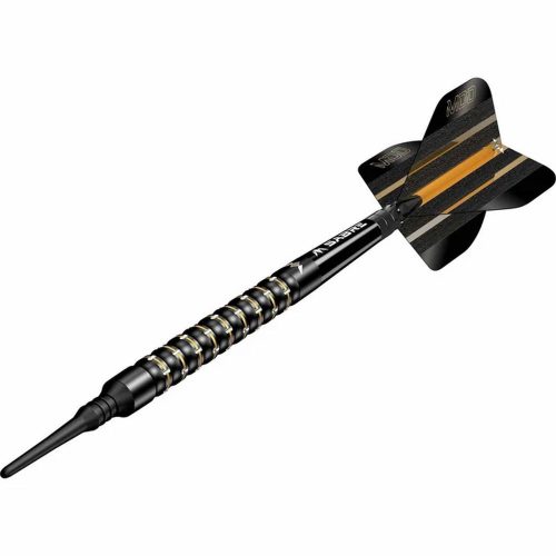 Dart szett Mission soft Mike De Decker fekete-arany PVD 20g, 95% wolfram