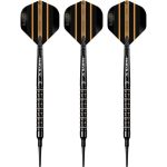 Dart szett Mission soft Mike De Decker fekete-arany PVD 20g, 95% wolfram