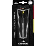 Dart szett Mission steel Mike De Decker 26g, 95% wolfram