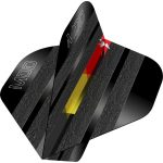 Darts toll Mission Mike De Decker, fekete No2, std, 100 mikron