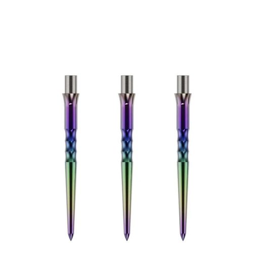 Darts cserélhető fémhegy Mission Caliburn EVO Ripple 26mm szivárvány