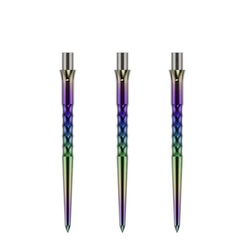 Darts cserélhető fémhegy Mission Caliburn EVO Ripple 32mm szivárvány