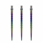 Darts cserélhető fémhegy Mission Caliburn EVO Ripple 38mm szivárvány