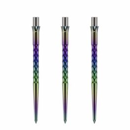   Darts cserélhető fémhegy Mission Caliburn EVO Ripple 38mm szivárvány