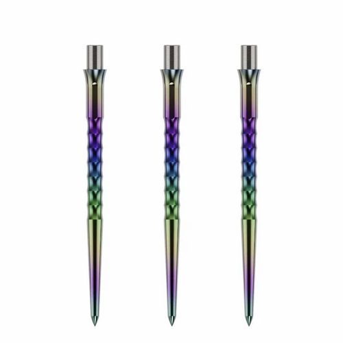Darts cserélhető fémhegy Mission Caliburn EVO Ripple 38mm szivárvány