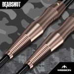 Dart szett Mission steel Dead Shot 23g, bronz, 95% wolfram