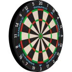 Darts tábla sisal, Mission Samurai 3, verseny minőségű, élezett dróttal