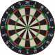 Darts tábla sisal - Mission Samurai 4 - élezett fehér dróttal