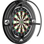 Darts tábla sisal, Mission Samurai 4, verseny minőségű, élezett fehér dróttal