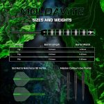 Dart szett steel Mission Moldavite 21g, 95% wolfram