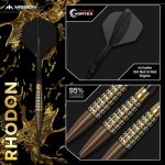 Dart szett steel Mission Rhodon 21g, 95% wolfram, Caliburn Evo heggyel