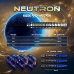 Dart szett steel Mission Neutron 30g, 95% wolfram
