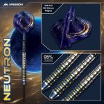 Dart szett steel Mission Neutron 34g, 95% wolfram