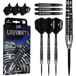 Dart szett steel Mission Labyrinth 22g, 90% wolfram