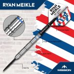 Dart szett steel Mission Ryan Meikle 21g, 90% wolfram