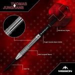 Dart szett steel Mission Thomas Junghans 21g, 90% wolfram