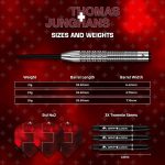 Dart szett steel Mission Thomas Junghans 23g, 90% wolfram