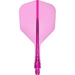 Darts toll és szár egyben Mission Force 90 Vortex neon rózsaszín, No6 toll és rövid szár