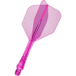   Darts toll és szár egyben Mission Force 90 Vortex neon rózsaszín, No6 toll és közepes szár