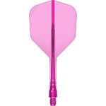 Darts toll és szár egyben Mission Force 90 Vortex neon rózsaszín, No6 toll és közepes szár