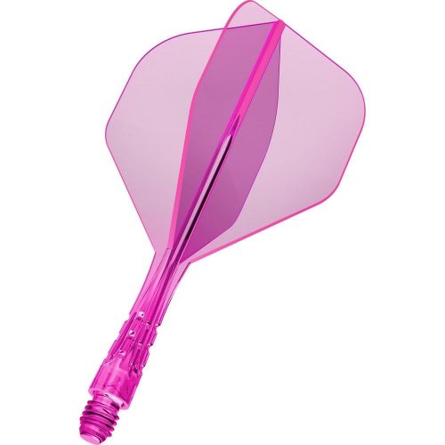Darts toll és szár egyben Mission Force 90 Vortex neon rózsaszín, No2 toll és rövid szár