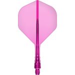 Darts toll és szár egyben Mission Force 90 Vortex neon rózsaszín, No2 toll és rövid szár