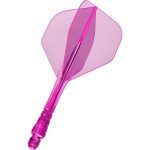 Darts toll és szár egyben Mission Force 90 Vortex neon rózsaszín, No2 toll és közepes szár