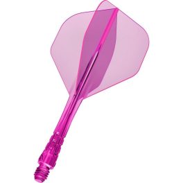 Darts toll és szár egyben Mission Force 90 Vortex neon rózsaszín, No2 toll és közepes szár