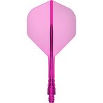 Darts toll és szár egyben Mission Force 90 Vortex neon rózsaszín, No2 toll és közepes szár