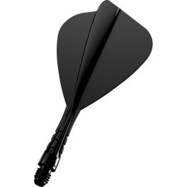   Darts toll és szár egyben Mission Force 90 Vortex fekete, Kite toll és rövid szár