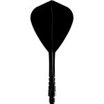 Darts toll és szár egyben Mission Force 90 Vortex fekete, Kite toll és hosszú szár