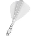 Darts toll és szár egyben Mission Force 90 Vortex fehér, Kite toll és rövid szár