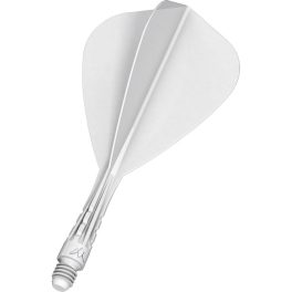   Darts toll és szár egyben Mission Force 90 Vortex fehér, Kite toll és rövid szár