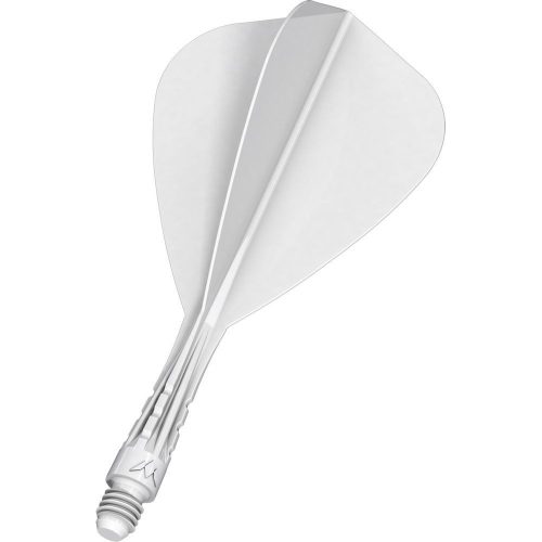 Darts toll és szár egyben Mission Force 90 Vortex fehér, Kite toll és rövid szár