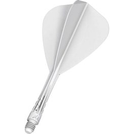   Darts toll és szár egyben Mission Force 90 Vortex fehér, Kite toll és közepes szár