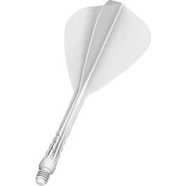   Darts toll és szár egyben Mission Force 90 Vortex fehér, Kite toll és hosszú szár