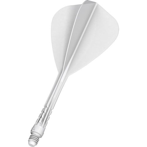 Darts toll és szár egyben Mission Force 90 Vortex fehér, Kite toll és hosszú szár