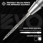 Darts cserélhető fémhegy Mission Caliburn EVO GV-Logo 32mm fekete