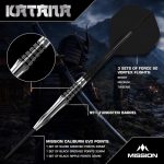 Dart szett steel Mission Katana 22g, 95% wolfram