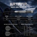 Dart szett steel Mission Katana 22g, 95% wolfram